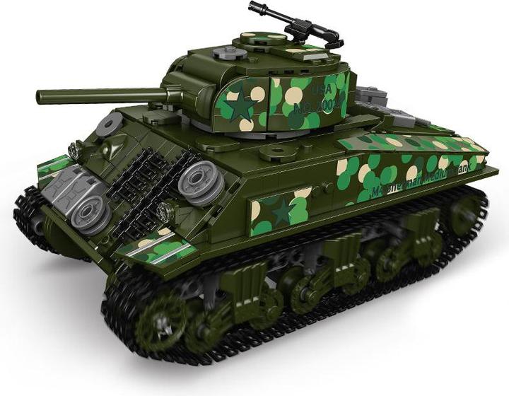 Actual product image Mould King 20024 - M4 Sherman tank