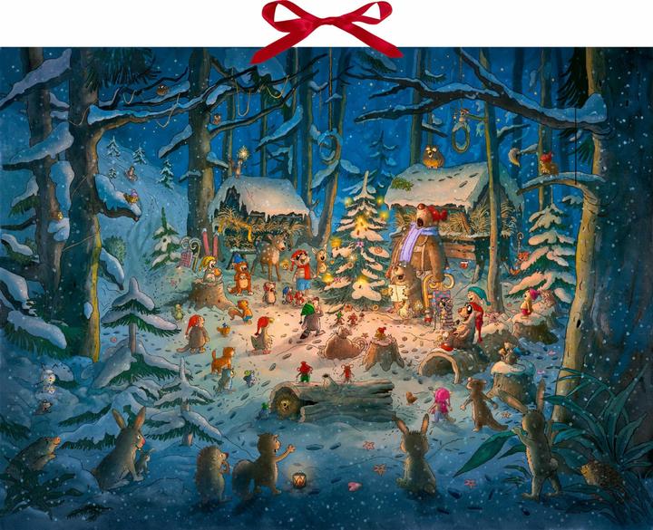 Tierischer Chor im Winterwald