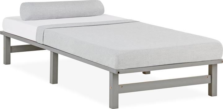 Immagine prodotto Jamb Letto pallet Letto in legno 90x200cm in legno massiccio bianco (90 x 200 cm)