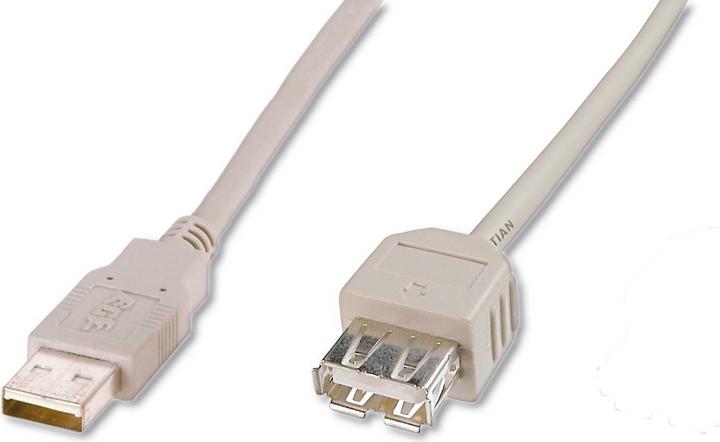 Actual product image Digitus USB2.0 extension cable (1.80 m, USB 2.0)
