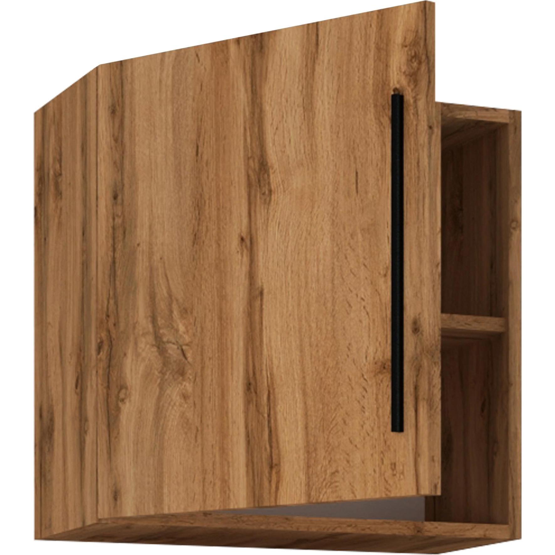 VCM, Regal, Holz Wandregal Hängeregal Wandschrank Wandwürfel Würfel Ablage Arila M (50 x 30 x 30 cm)