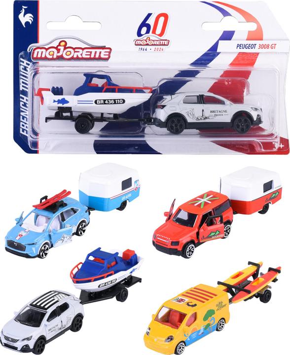 Actual product image Majorette French Touch Trailer, 4-sort.