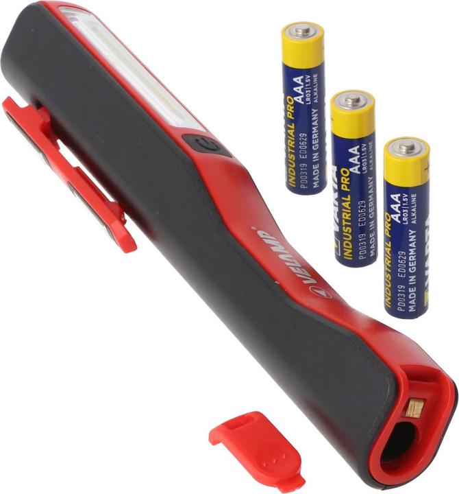 Produktbild Velamp LED-Taschenlampe 2in1 Arbeitsleuchte, mit Magnet und Clip (150 lm)