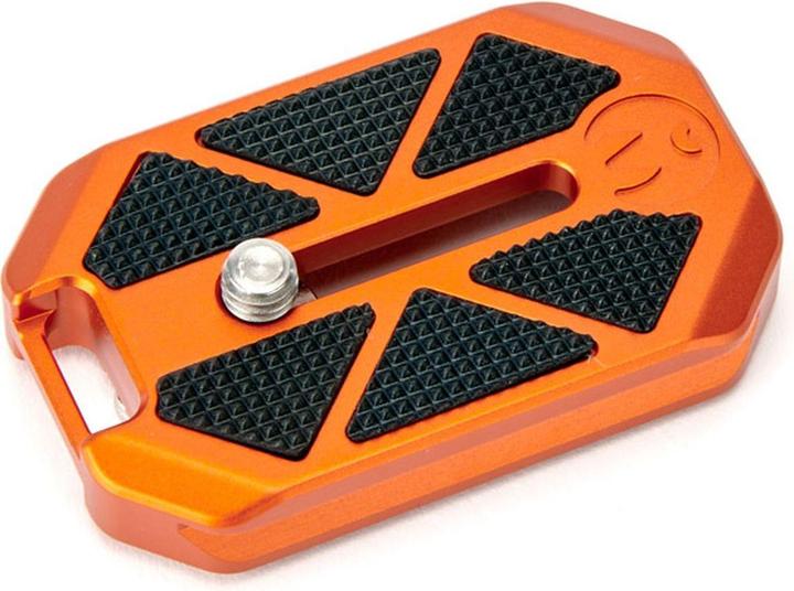 Actual product image 3 Legged Thing Updated QR7 Plate 38x70mm Arca Compatible QR Plate, Copper (Tripod quick-release plate)