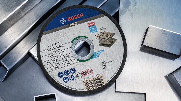 Immagine prodotto Bosch Professional Zubehör Disco da taglio PRO per acciaio inox e metallo, 125 x 1 x 22,23 mm
