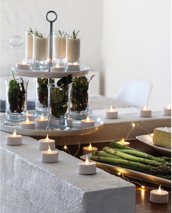 Actual product image Sirius LED tea lights set of 4 (4 x)