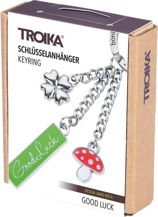 Actual product image Troika GOOD LUCK key fob