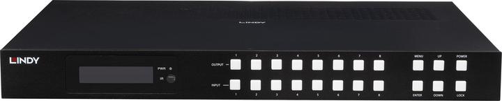 Actual product image Lindy 8x8 HDMI 4K60 Seamless Multi-View Matrix mit Video Wall Scaling
