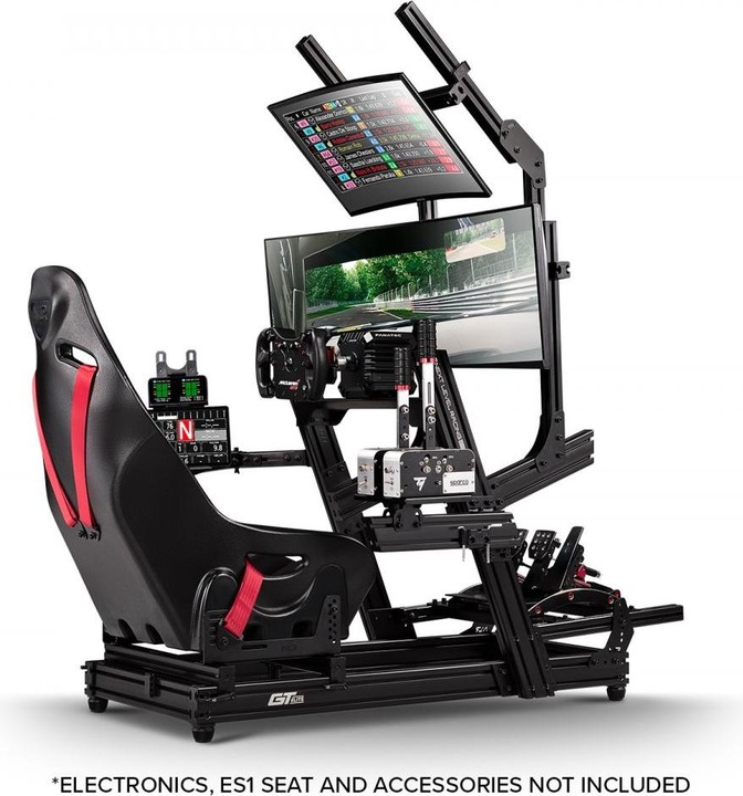 Immagine prodotto Next Level Racing Cockpit del simulatore in alluminio GTElite - Edizione con piastra per ruote