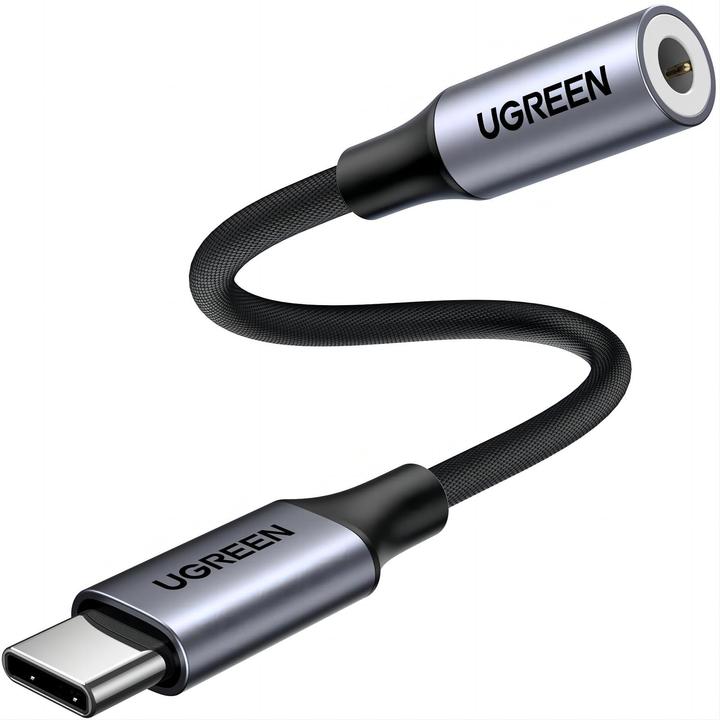 Ugreen USB-C to 3.5mm Jack Adapter with IPAD Pro and Samsung Note 10 Support (USB Type C, 3.5mm jack)
