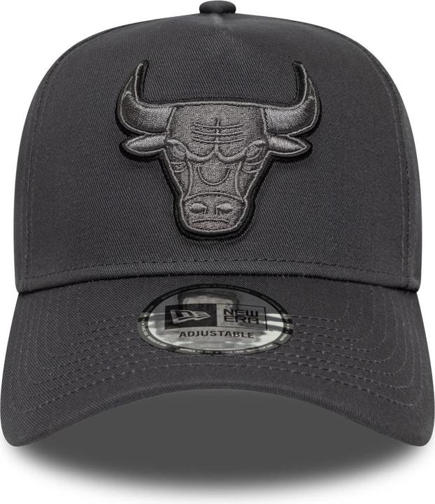 Actual product image New Era A-Frame Trucker Cap Outline Chicago Bulls Charcoal