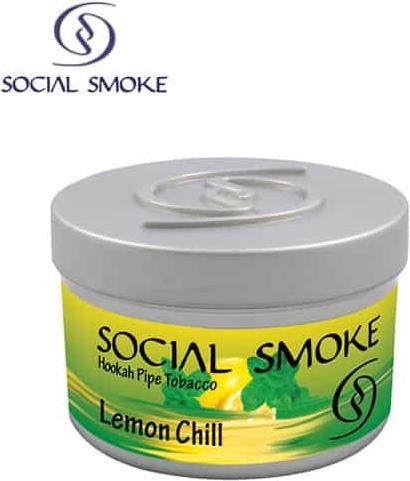 Produktbild Social Smoke Lemon Chill 100g (Minze, Zitrone)