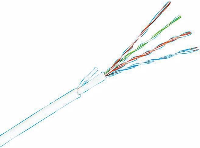 R&M Rangierkabel Kat 5e, U/UTP, PVC, 305m grau (U/UTP, CAT5e, 305 m)