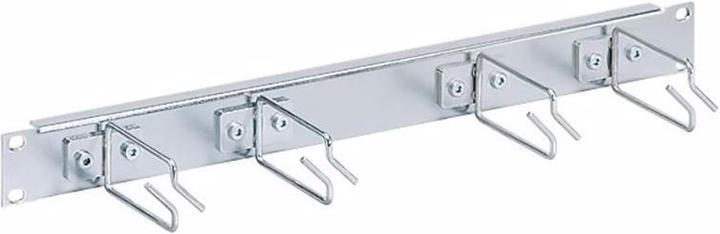 R&M Cable management panel 19 1U steel, screwed shunting brackets
