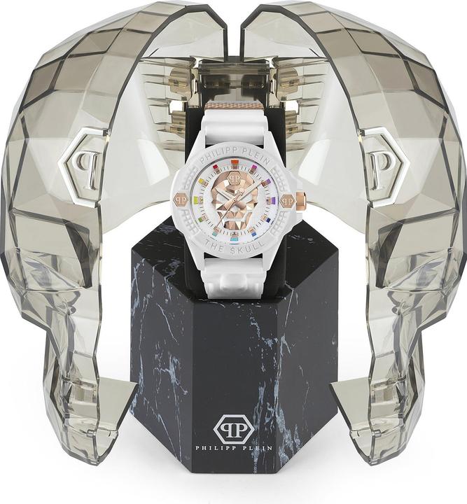 Immagine prodotto Philipp Plein PWUBA0123 Ecoceramica The $kull (Orologio da polso analogico, 44 mm)