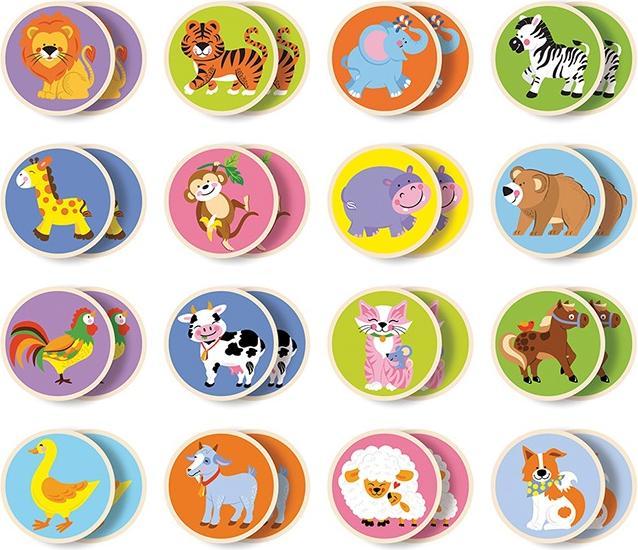 Produktbild Viga Toys Memory Tiermotive