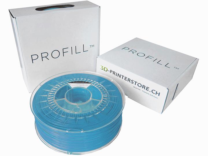 Immagine prodotto 3d-printerstore.ch Filamento PROFILL ASA azzurro 1.0kg 1.75mm (ASA, 1.75 mm, 1000 g, Blu)
