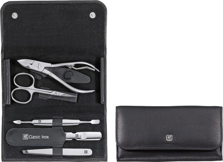 Zwilling 97437-004-0 Classic Inox Case made of cowhide 5-piece black