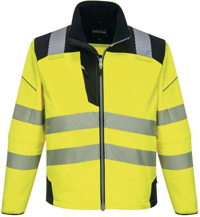 Portwest High visibility softshell jacket yellow L (L)