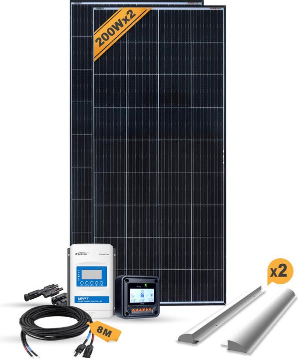 Enjoy solar Set monocristallino per camper (200 W)