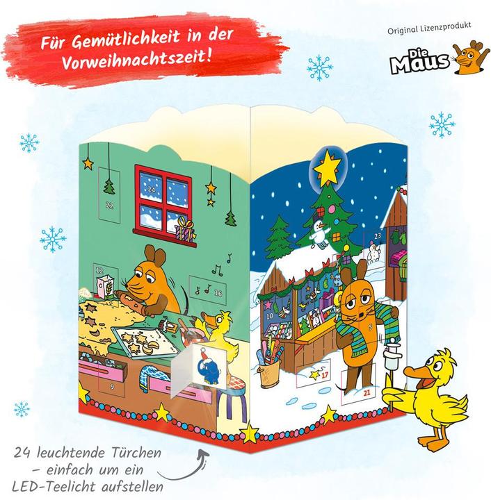 Produktbild Die Maus Windlicht Adventskalen