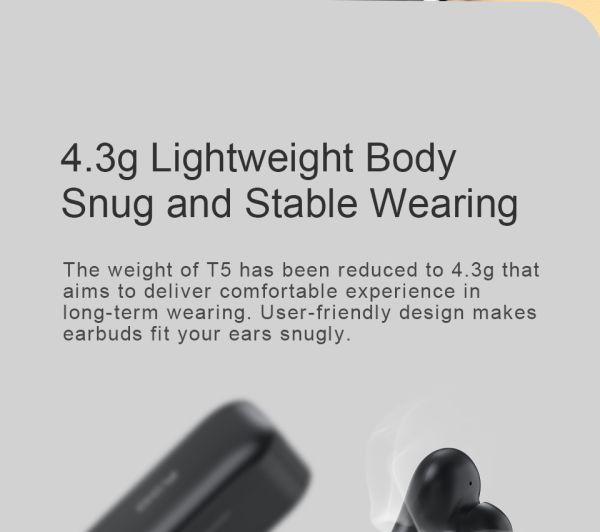 Produktbild QCY T5 (Aktive Geräuschunterdrückung, Kabellos)