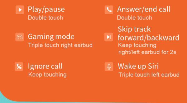 Produktbild QCY T5 (Aktive Geräuschunterdrückung, Kabellos)