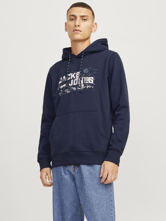 Actual product image Jack & Jones Jcooutdoor Logo Sweat Hood Sn (M)