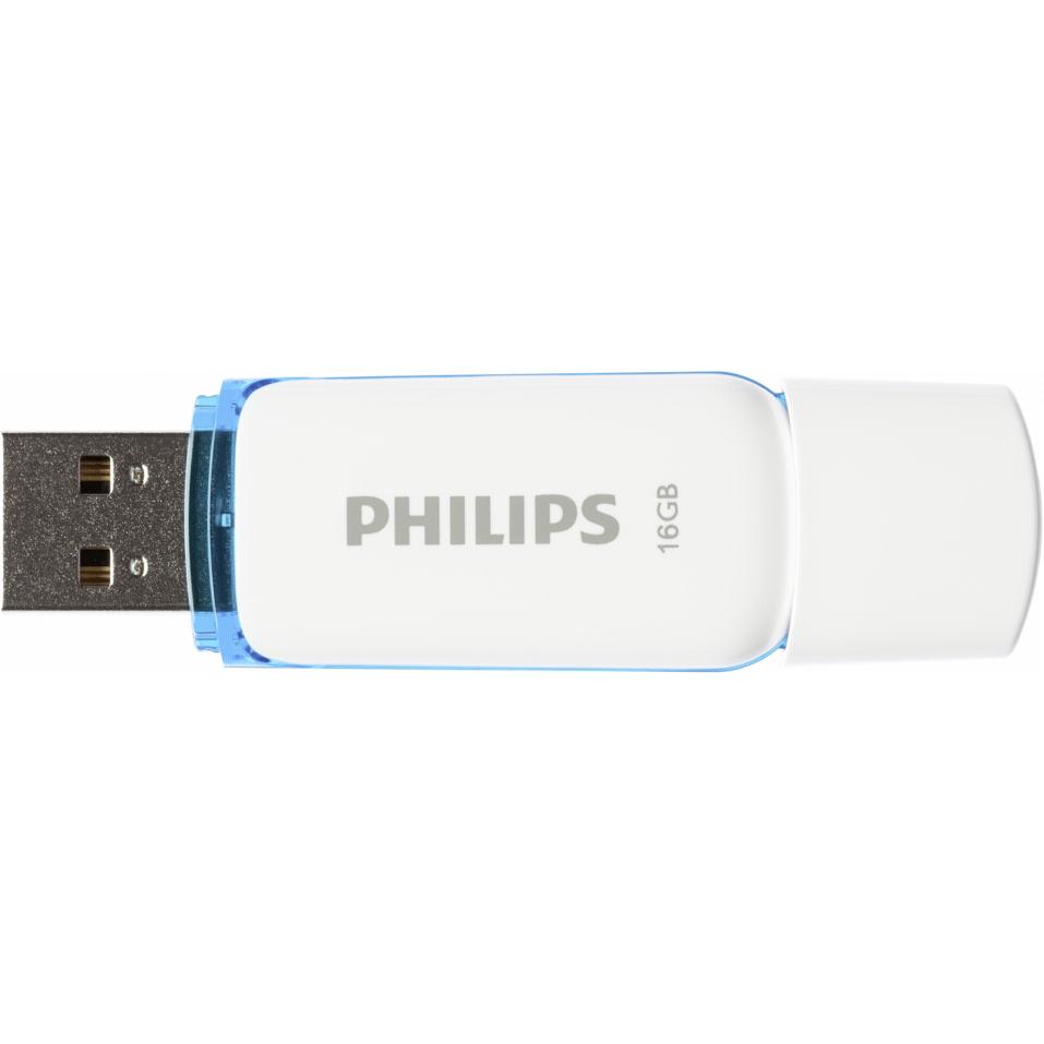 Thumbnail - Philips Snow Edition (16 GB, USB-A, USB 2.0), USB Stick, Weiss, Blau