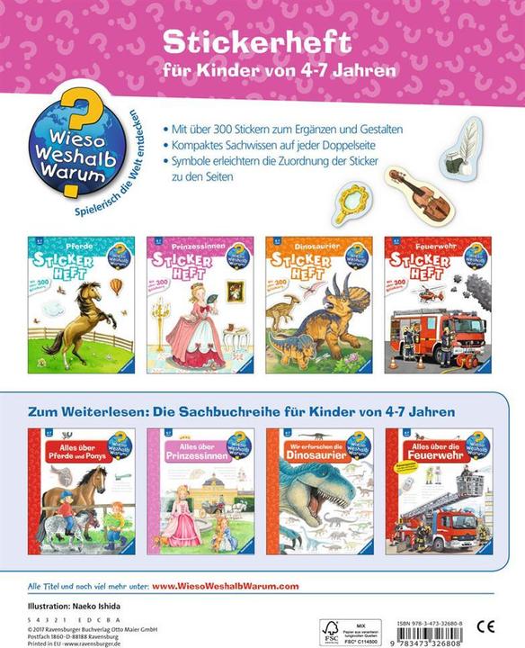Produktbild Ravensburger Prinzessinnen (Deutsch, Naeko Walter, 2017)