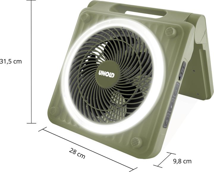 Actual product image Unold Solarventilator Camping 86516