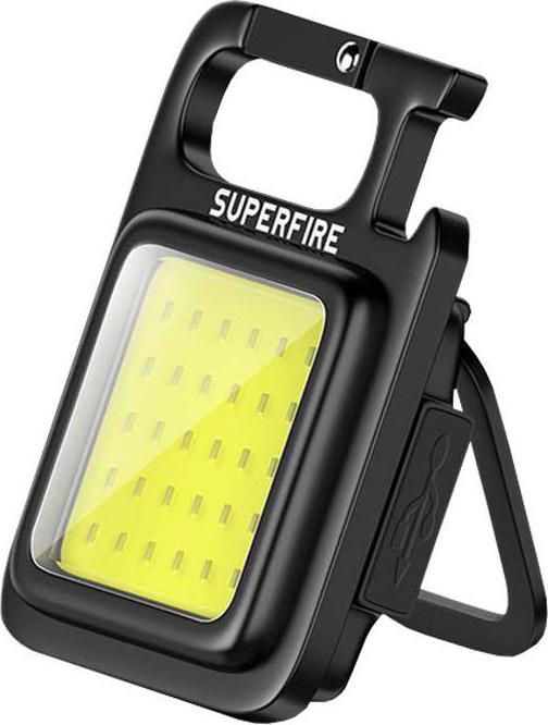 Actual product image Superfire Flashlight MX16, 600lm, 500mAh, USB-C (6.12 cm, 600 lm)