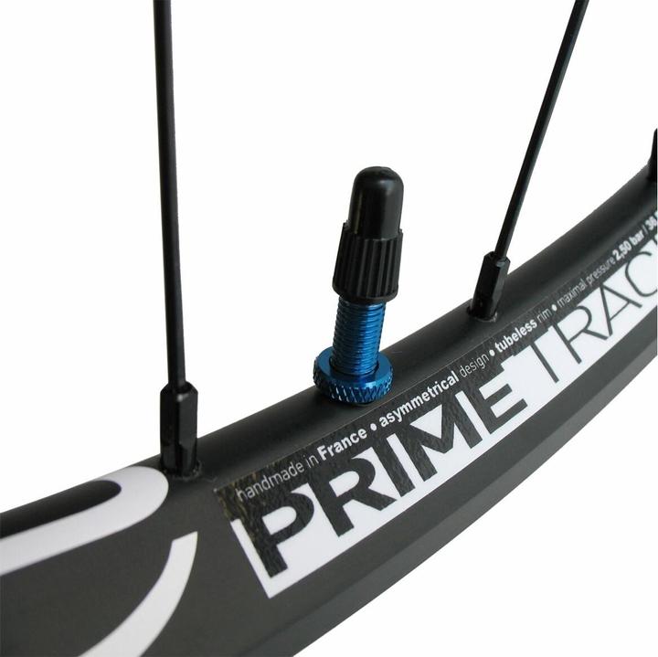 Actual product image VAR Tubeless Valve Al Bl 35mm 2-St Blue, Pair