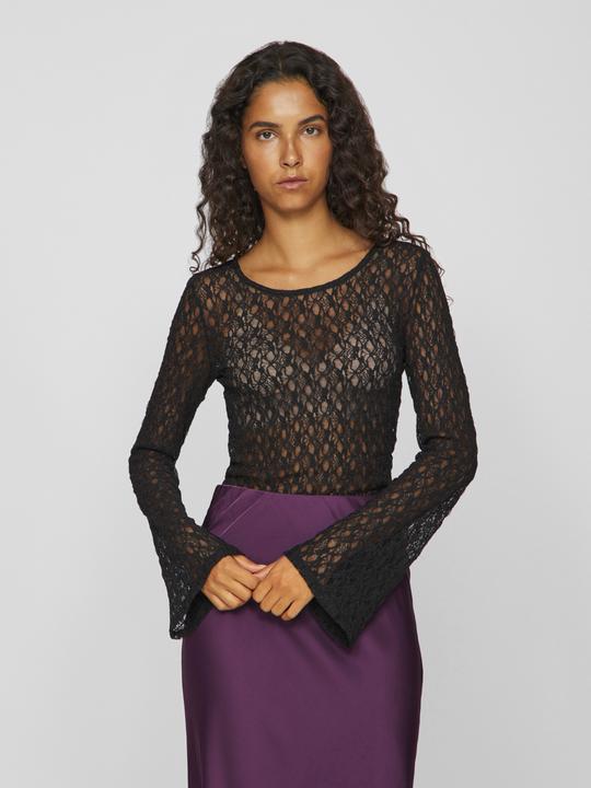 Produktbild Vila Langärmeliger Spitzen Body (L)