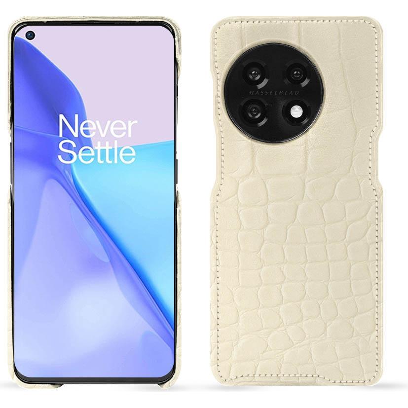 Noreve Lederschutzhülle (OnePlus 11), Smartphone Hülle, Beige