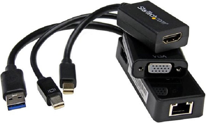 StarTech 3-in-1 Surface Pro Adapter Kit (Ethernet / Lan, VGA, HDMI, 7.62 cm)