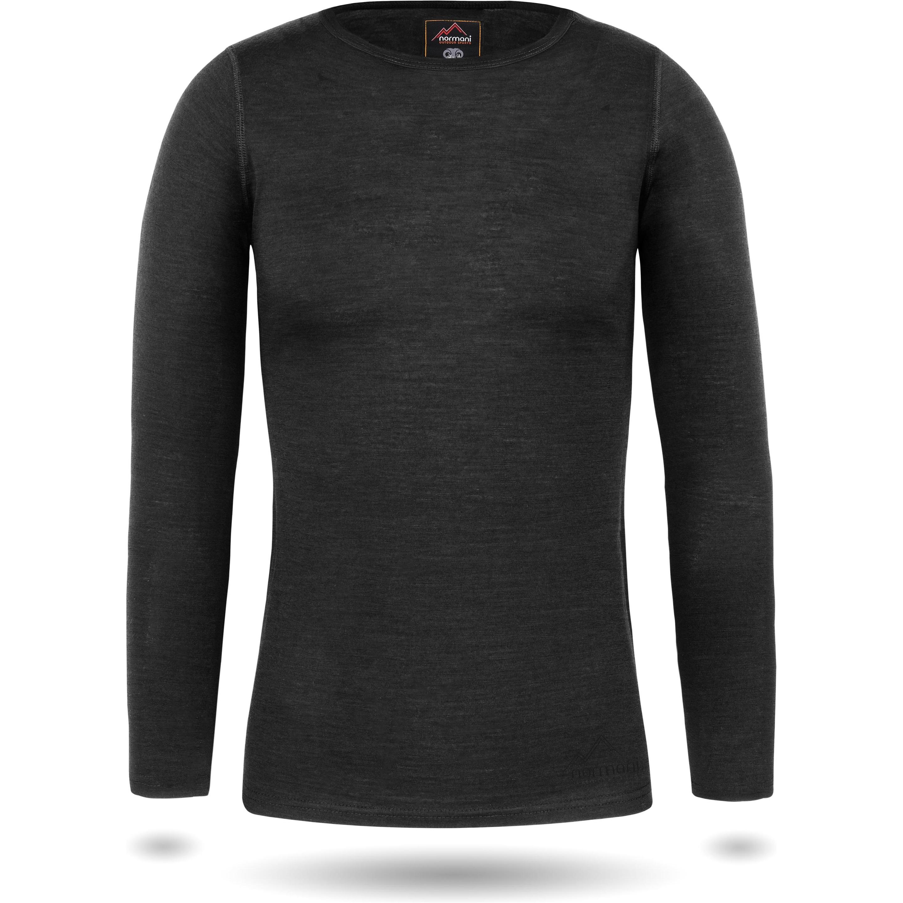 Normani, Damen, Funktionsshirt, Damen Merino Langarm-Shirt Mandurah (XS), Grau, XS