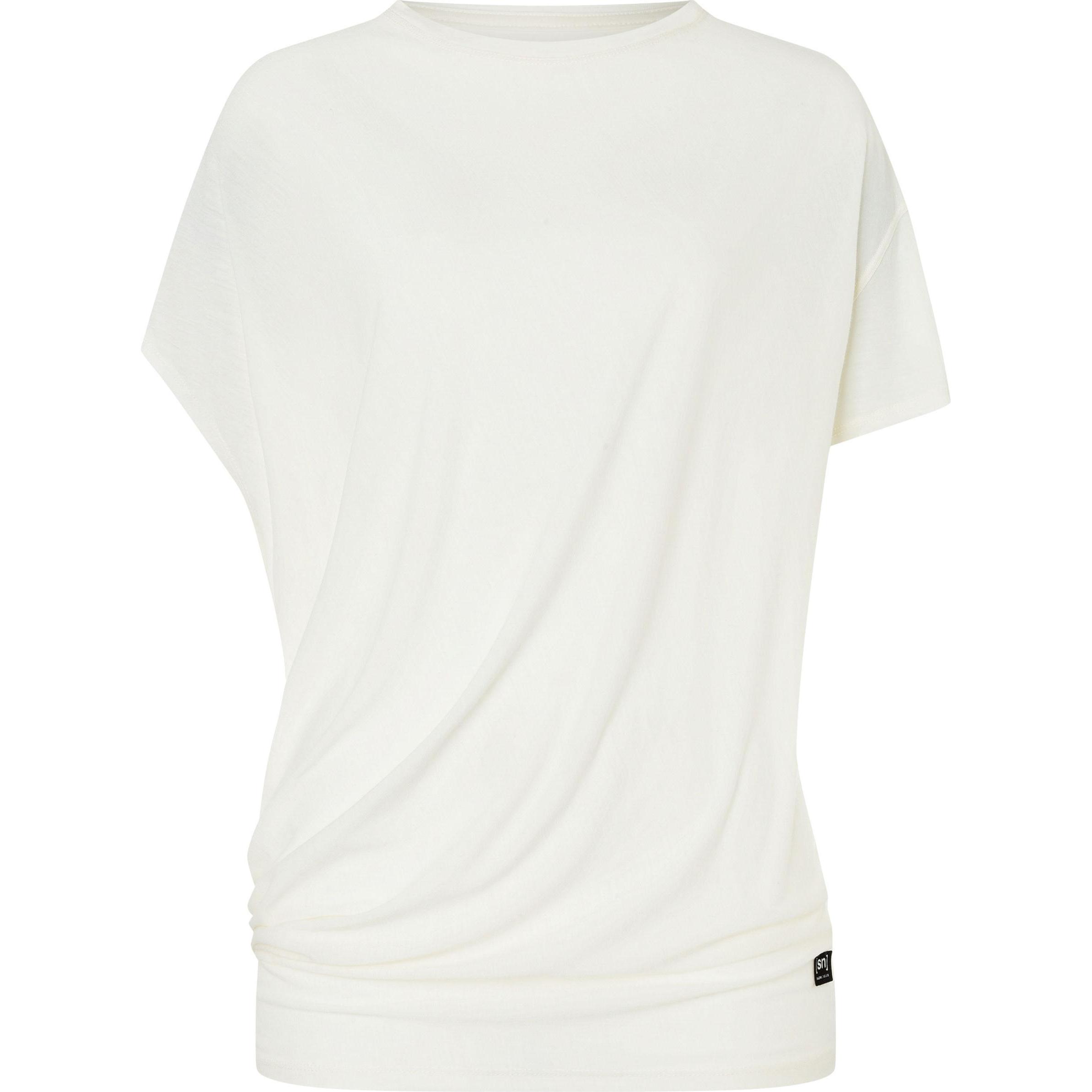 Super Natural, Damen, Sportshirt, W Yoga Loose Tee (M), Weiss, M