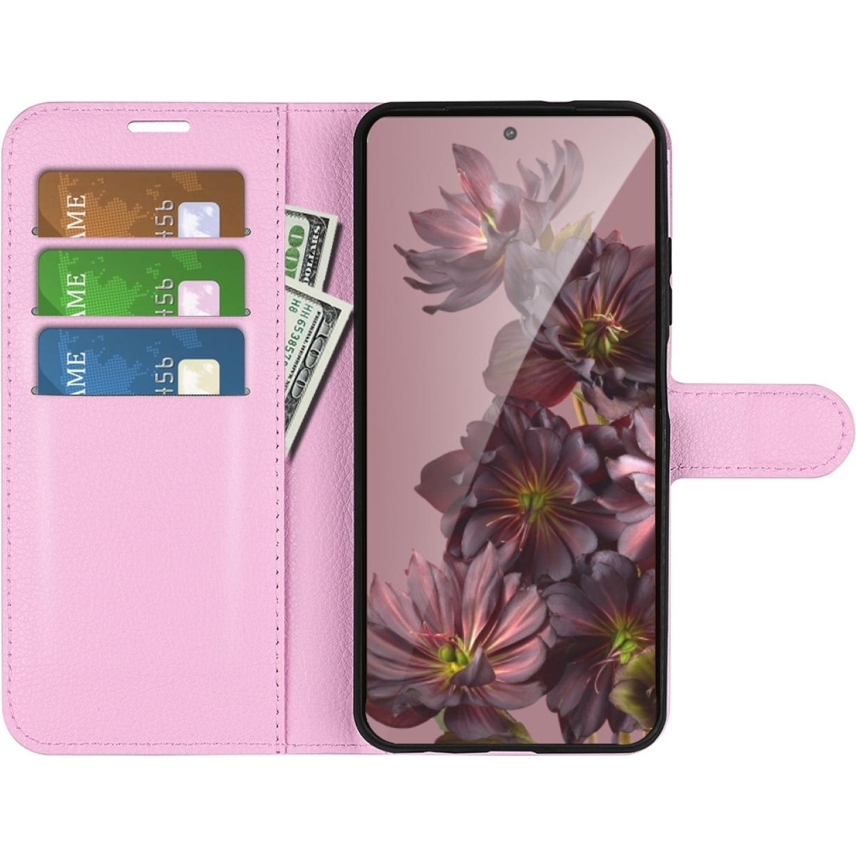 Screenguard Google Pixel 7 Pro Leather Guard Lederhülle (Google Pixel 7 Pro), Smartphone Hülle, Rosa