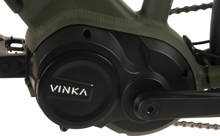 Image du produit Adore E-SUV 27,5" Alu Vélo de randonnée STX-600 Moteur central 85NM / 15Ah Vert olive (54 cm)