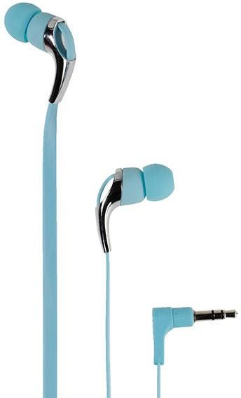 Actual product image Vivanco Neon Buds Wired Headphones In-ear Music Blue, Metallic (Cable)