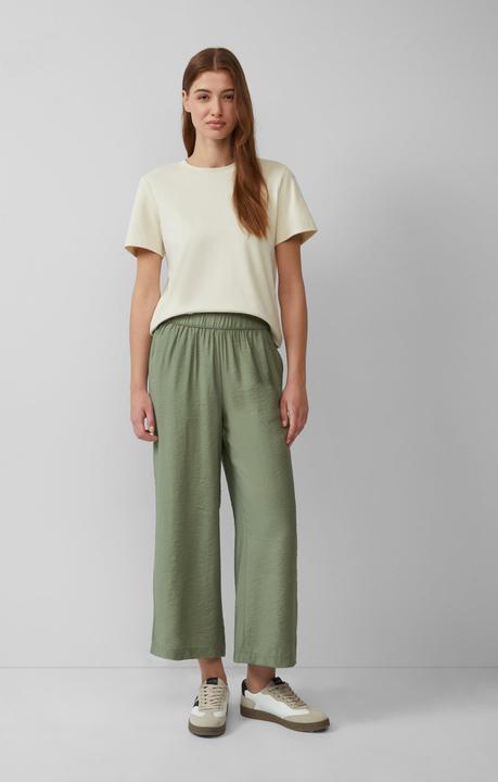 Actual product image S.Oliver Hose Strukturierte Culotte mit Elastikbund und Eingrifftaschen (40)