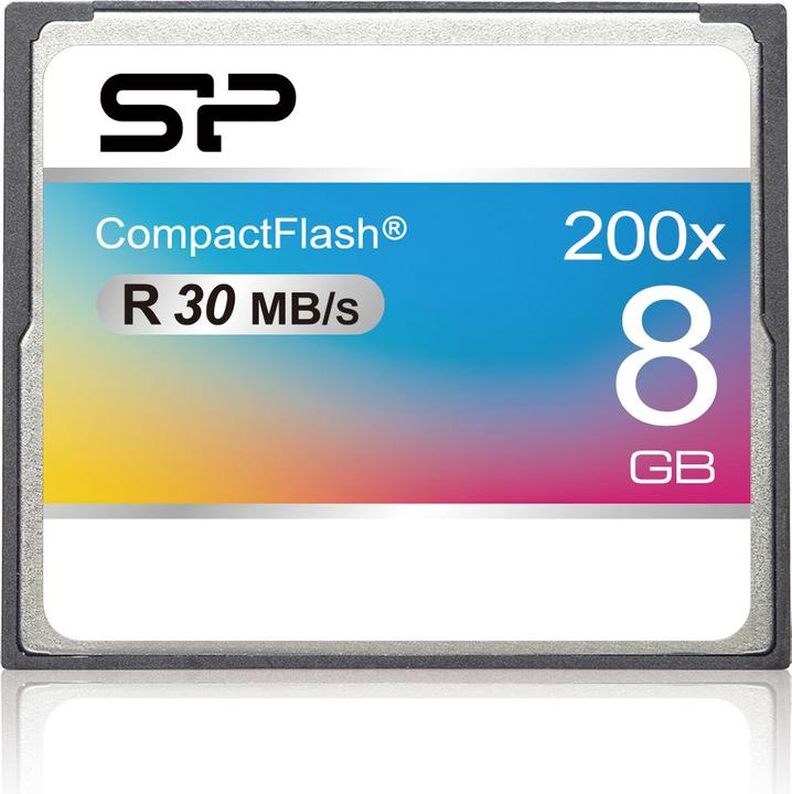 Produktbild Silicon Power SP008GBCFC200V10 Speicherkarte Kompaktflash (8 GB, CF)