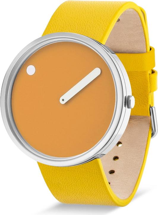 Produktbild Picto 43354-6120S Mustard Yellow Unisex 40mm 5ATM (Analoguhr, 40 mm)
