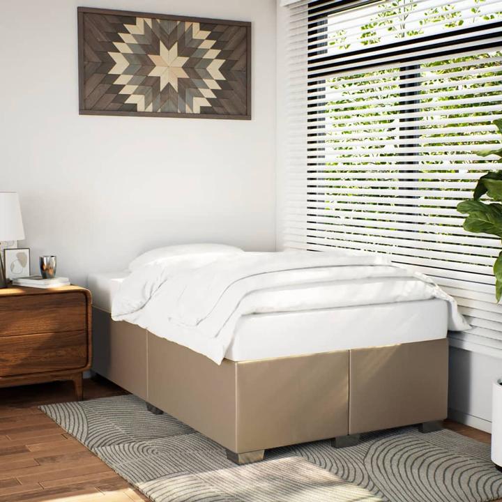 Produktbild vidaXL Bettgestell Kunstleder (120 x 190 cm)