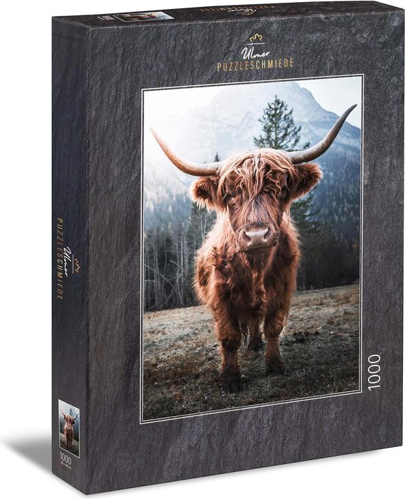 Immagine prodotto Ulmer Puzzleschmiede Puzzle di animali "Highland"? (1000 pezzi) (1000 pezzi)