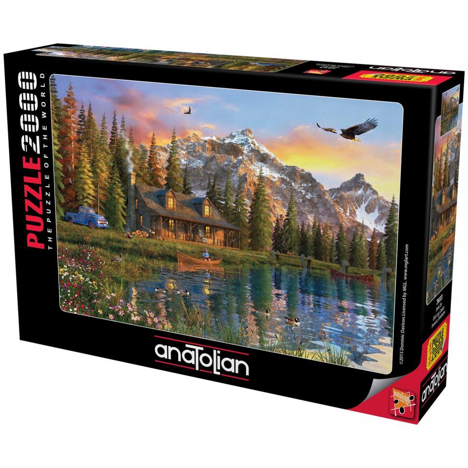 Thumbnail - Anatolian 3933 puzzle 2000 pcs. In the Mountain Hut by Dominic Davison (2000 Teile)