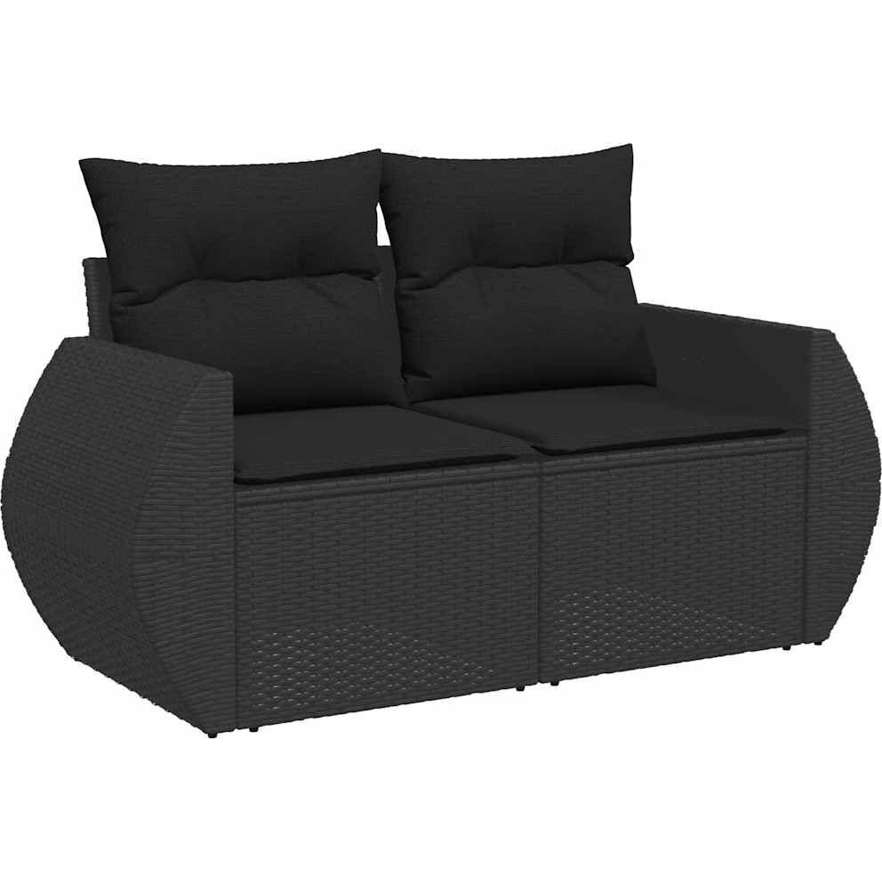 Thumbnail - VidaXL, Gartenlounge, Gartenmöbel Sofa Garnitur Sitzgruppe Lounge 8-tlg. Schwarz Poly Rattan