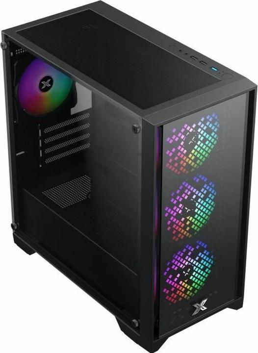 Immagine prodotto Xigmatek Boitier Mini Tour Micro ATX NYX II RGB avec panneaux vitrés (Noir) (mATX)