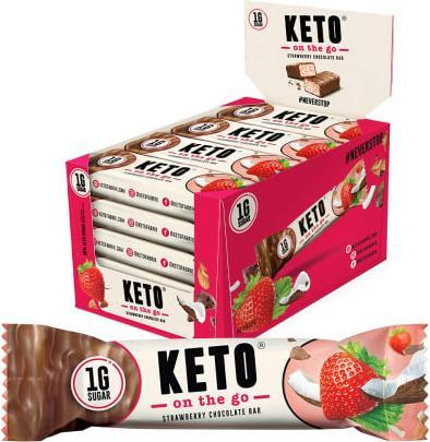 Produktbild KETO Strawberry Chocolate Bar 35g